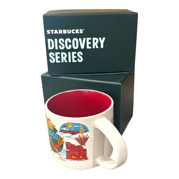 Starbucks NEW MEXICO Discovery Series Ceramic Mug Cup 14oz Brand New With Box - Picture 2 of 7